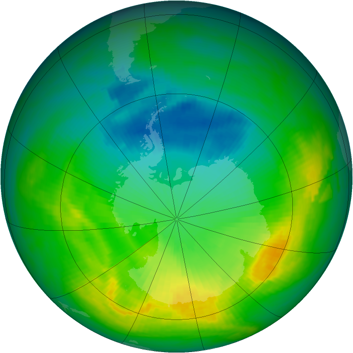 Ozone Map 1988-10-31